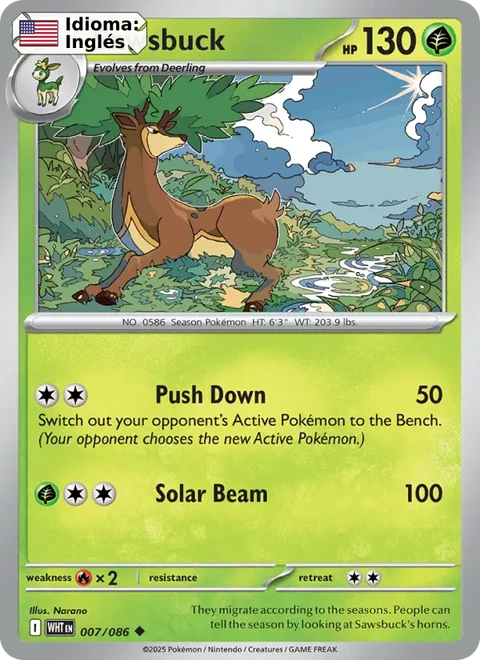 Sawsbuck (007) — White Flare