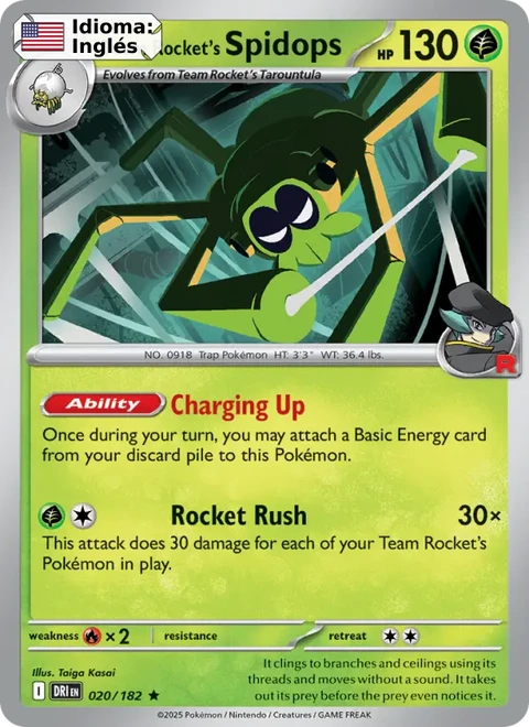 Team Rocket's Spidops (020) — Destined Rivals
