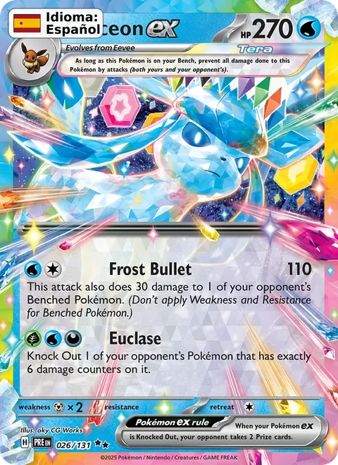 Glaceon ex (026) — Prismatic Evolutions