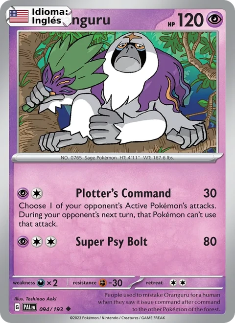 Oranguru (094) — Paldea Evolved