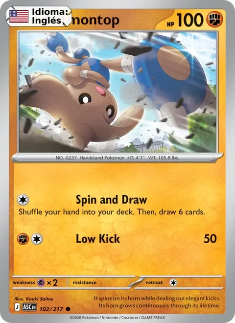Hitmontop (102) — Ascended Heroes