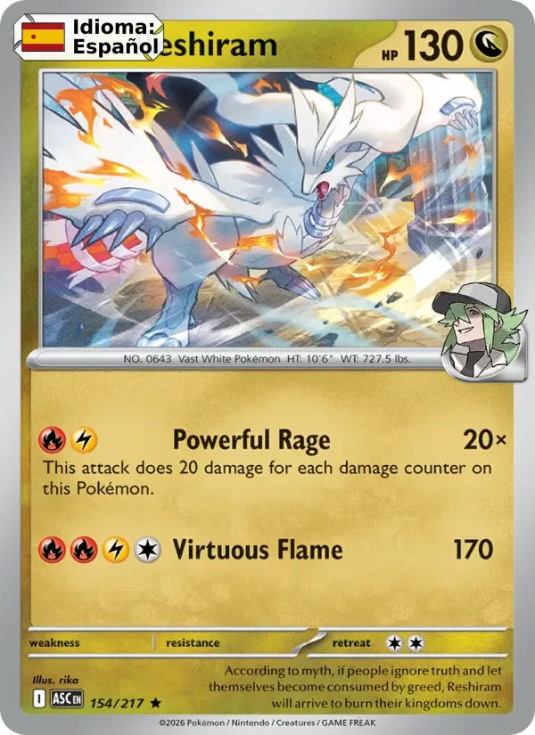 N's Reshiram (154) — Ascended Heroes