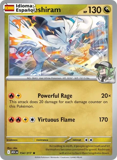 N's Reshiram (154) — Ascended Heroes