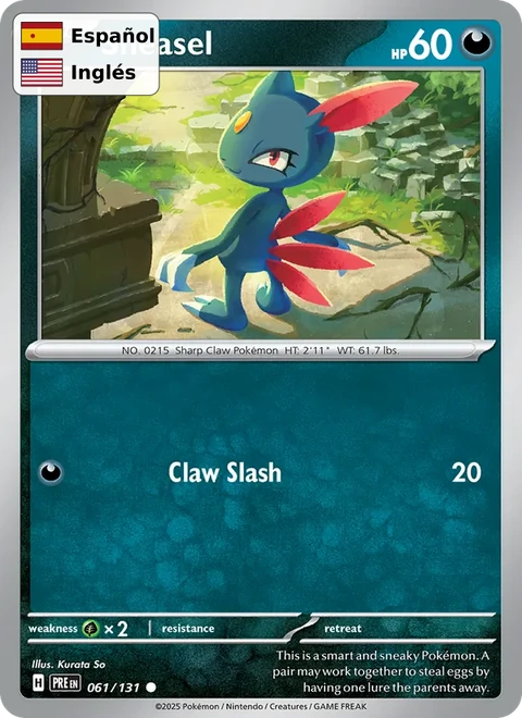Sneasel (061) — Prismatic Evolutions