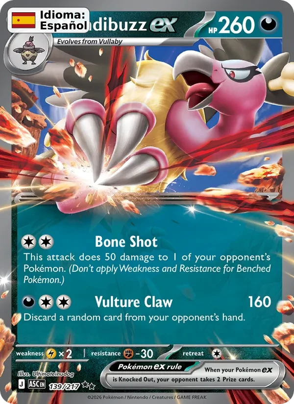 Mandibuzz ex (139) — Ascended Heroes