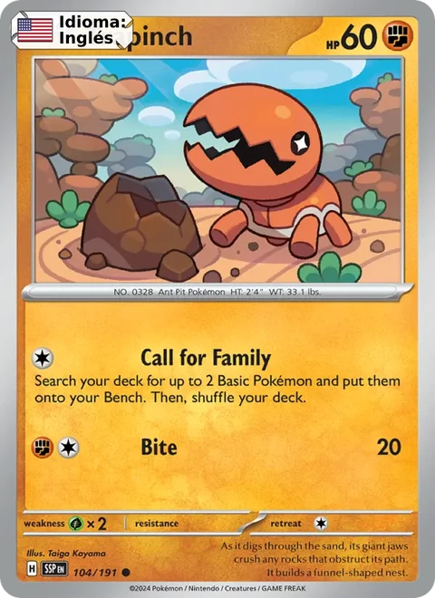 Trapinch (104) — Surging Sparks