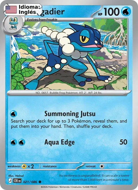 Frogadier (021) — Chaos Rising