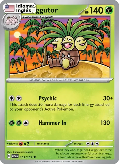 Exeggutor (103) — 151