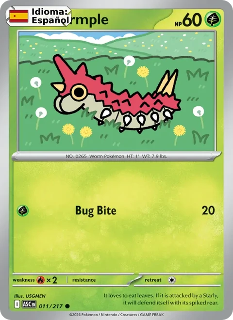 Wurmple (011) — Ascended Heroes