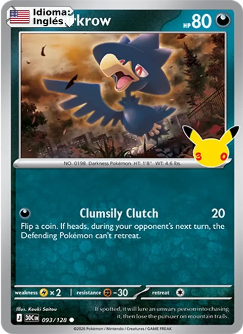 Murkrow (093) — 30th Celebration
