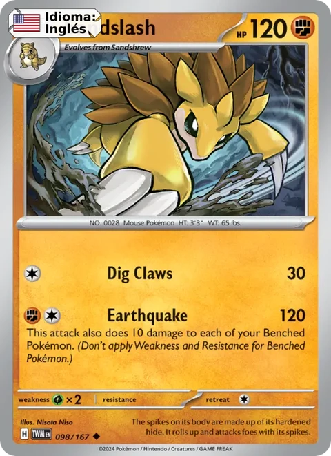 Sandslash (098) — Twilight Masquerade
