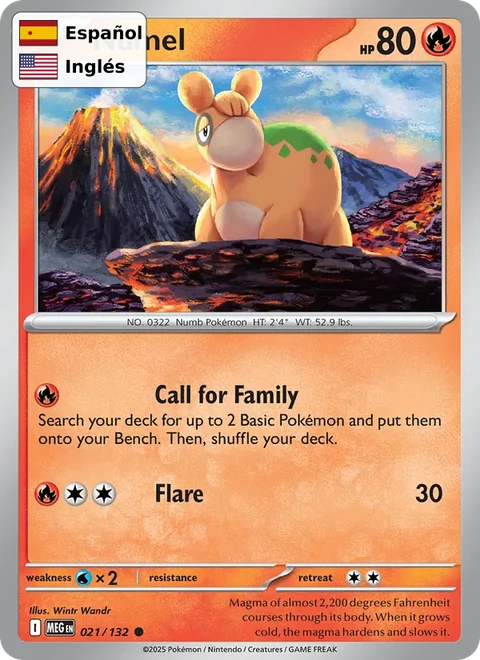 Numel (021) — Mega Evolution