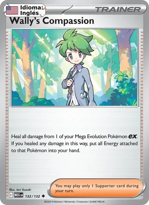 Wally's Compassion (132) — Mega Evolution