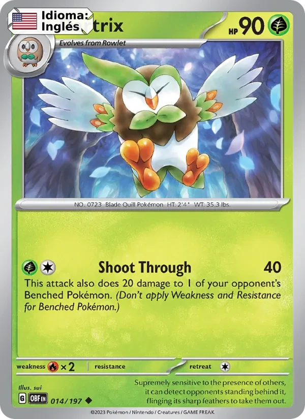Dartrix (014) — Obsidian Flames
