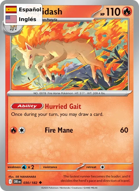 Rapidash (030) — Destined Rivals