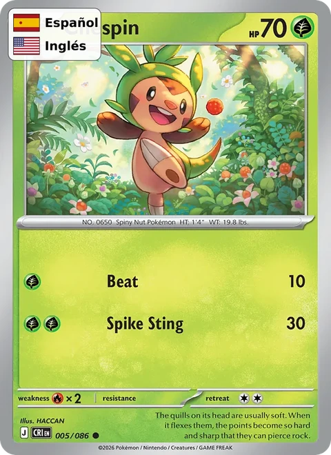 Chespin (005) — Chaos Rising