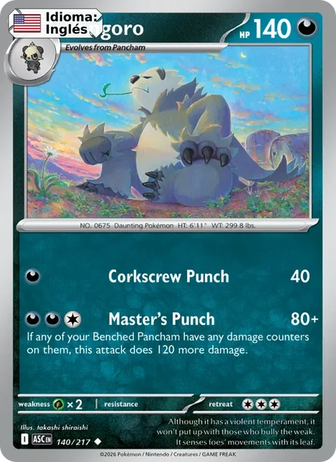 Pangoro (140) — Ascended Heroes