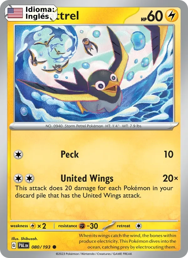 Wattrel (080) — Paldea Evolved