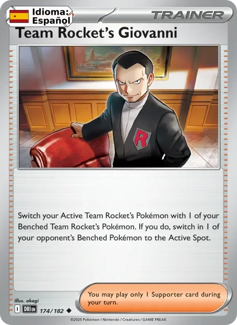Team Rocket's Giovanni (174) — Destined Rivals
