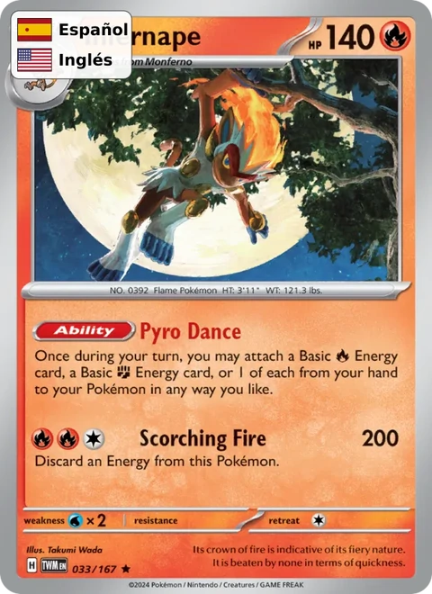 Infernape (033) — Twilight Masquerade