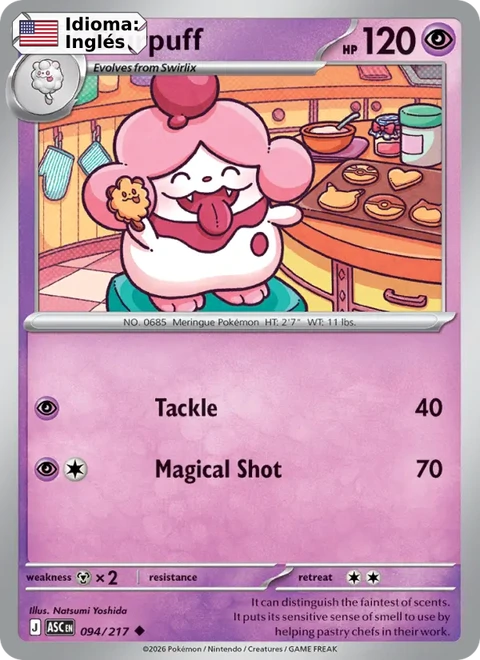 Slurpuff (094) — Ascended Heroes