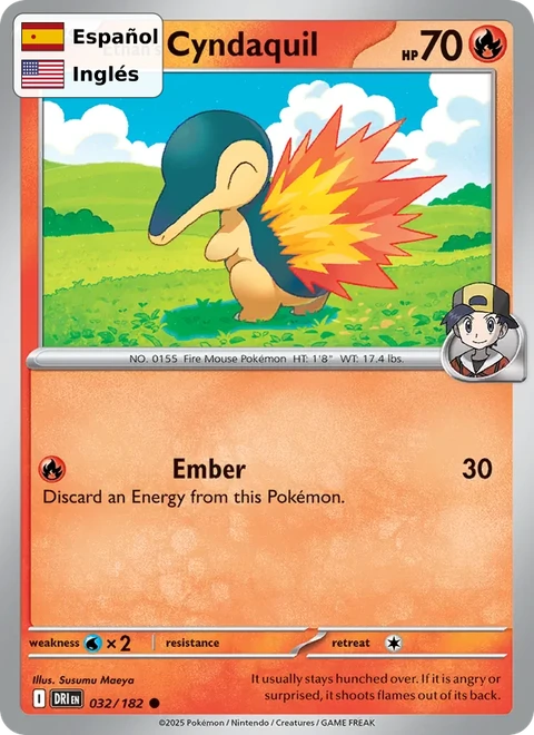 Ethan's Cyndaquil (032) — Destined Rivals