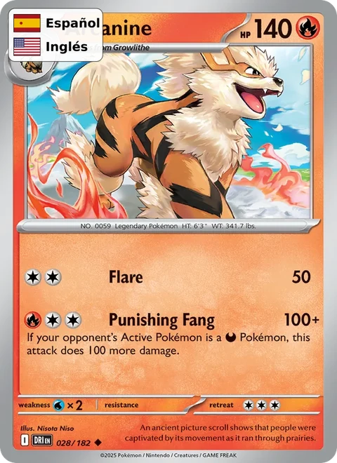 Arcanine (028) — Destined Rivals