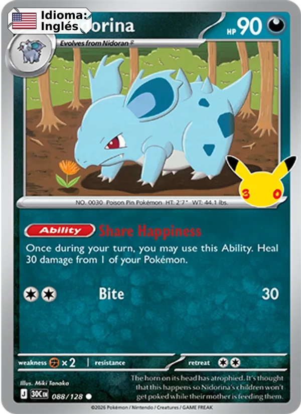 Nidorina (088) — 30th Celebration