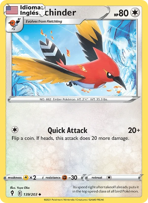 Fletchinder (139) — Evolving Skies