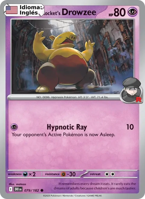 Team Rocket's Drowzee (079) — Destined Rivals