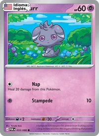 Espurr (033) — Perfect Order — Inglés · Reverse Holo · NM