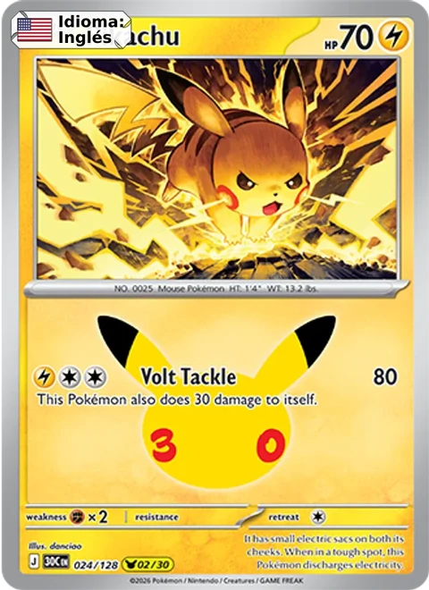 Pikachu (024) — 30th Celebration