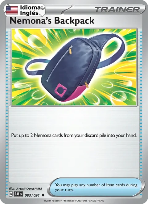 Nemona's Backpack (083) — Paldean Fates