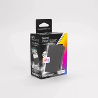 GG MATTE PRIME SLEEVES 66X91 — Black