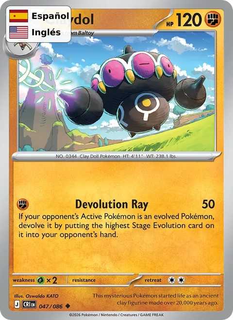 Claydol (047) — Chaos Rising
