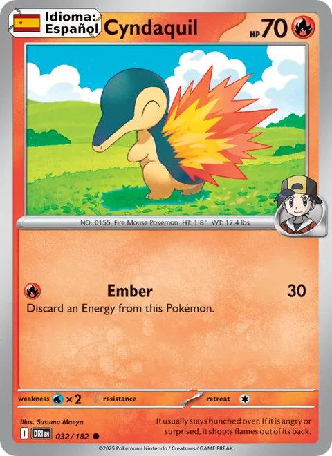Ethan's Cyndaquil (032) — Destined Rivals