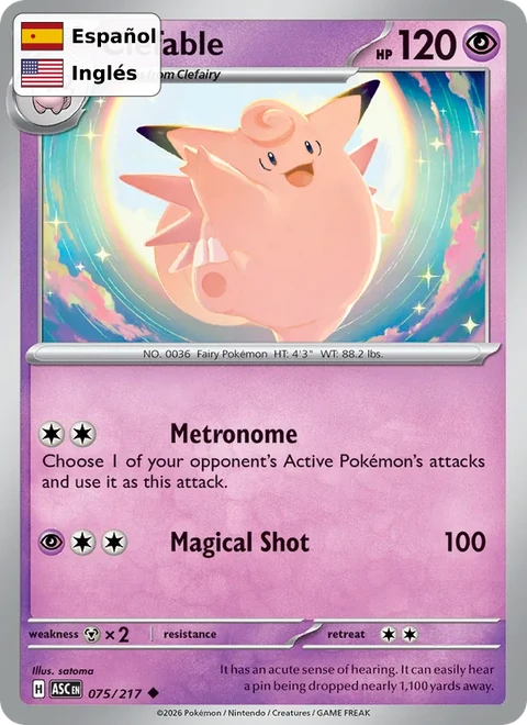 Clefable (075) — Ascended Heroes