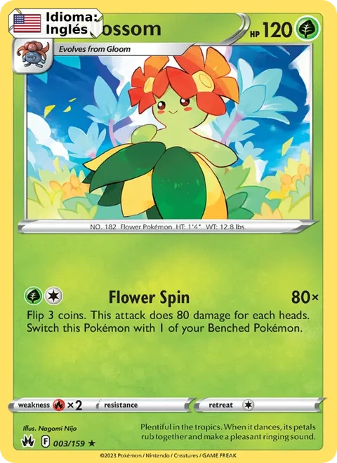 Bellossom (003) — Crown Zenith