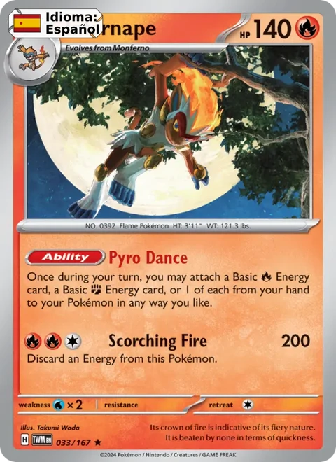 Infernape (033) — Twilight Masquerade