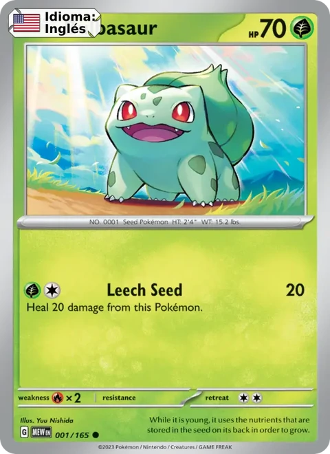 Bulbasaur (001) — 151