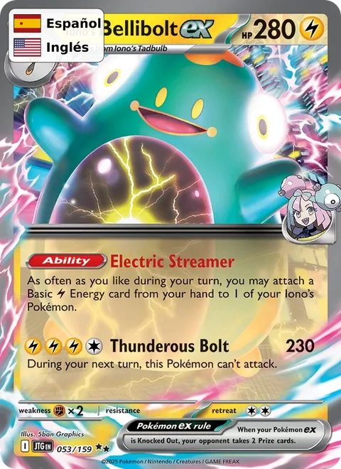 Iono's Bellibolt ex (053) — Journey Together