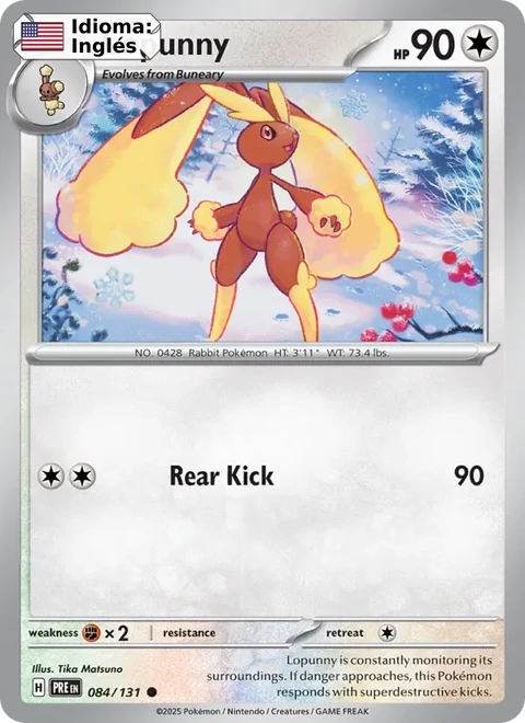 Lopunny (084) — Prismatic Evolutions