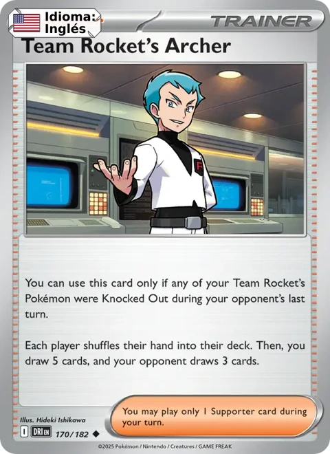 Team Rocket's Archer (170) — Destined Rivals