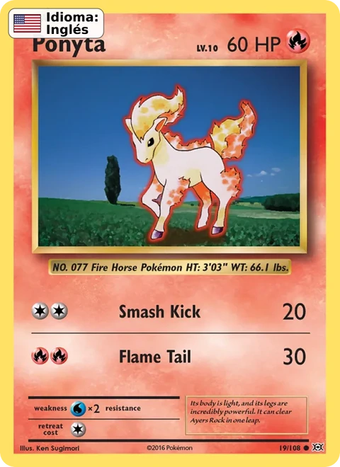 Ponyta (19) — Evolutions