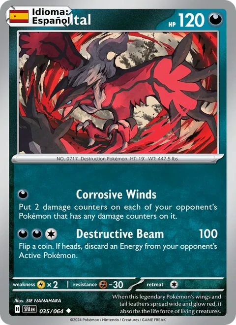 Yveltal (035) — Shrouded Fable