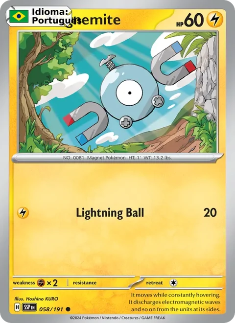 Magnemite (058) — Surging Sparks