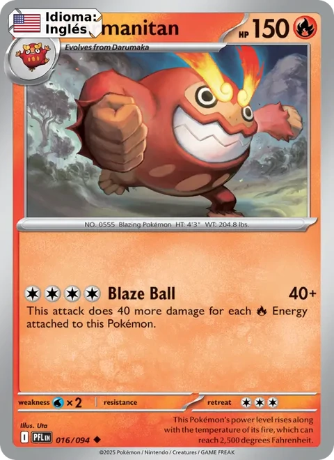 Darmanitan (016) — Phantasmal Flames
