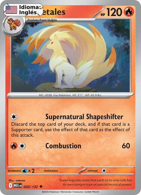 Ninetales (020) — Mega Evolution