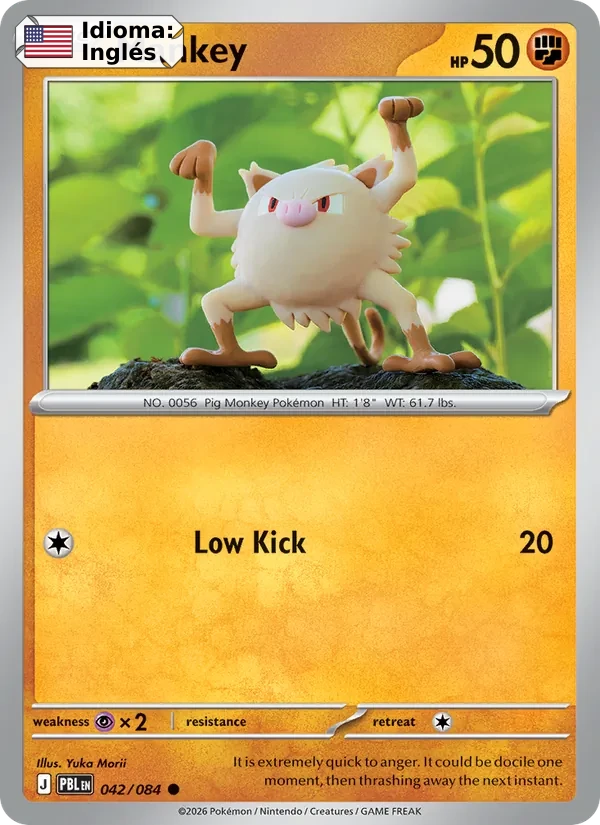 Mankey (042) — Pitch Black