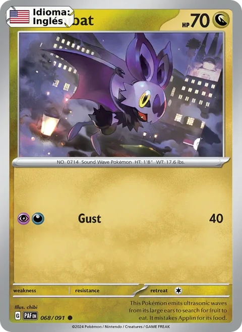 Noibat (068) — Paldean Fates